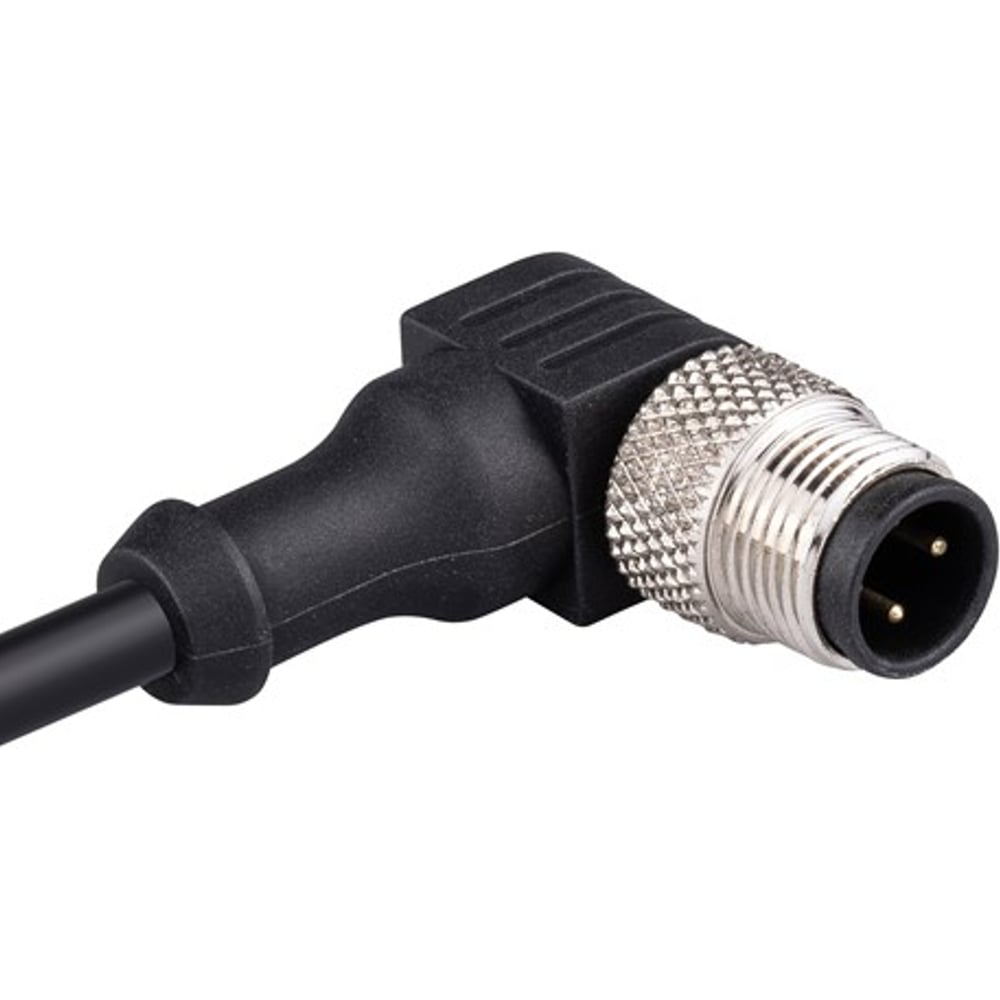 Соединительный кабель Emas 5м, со штепселем M12_4, 90 градусов, ПВХ, IP68 SKM12F4DXV5