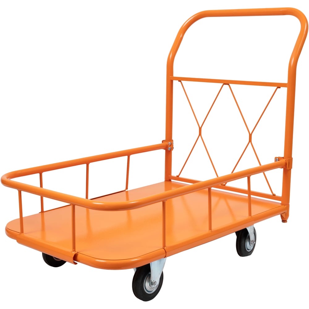 Изображение товара Профессиональная платформенная тележка Gigant ТПБ-001 800х500 мм грузоподъемность 300 кг