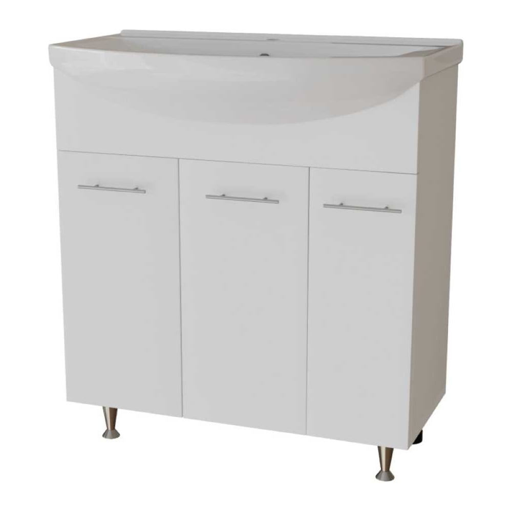 Изображение товара Тумба для ванной MIXLINE ВЕГА-75 под раковину белая современная мебель