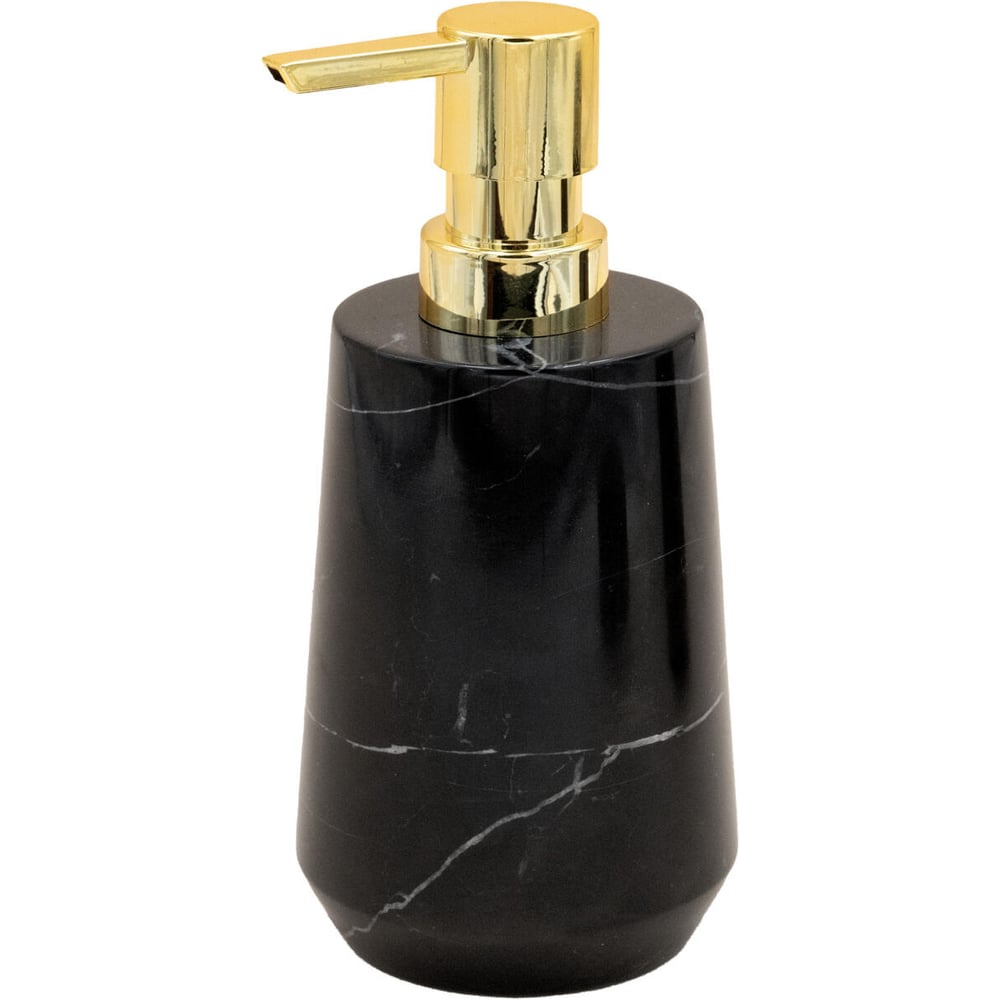 Изображение товара Дозатор для мыла RIDDER Chloe черный мраморный насос наливной стильный
