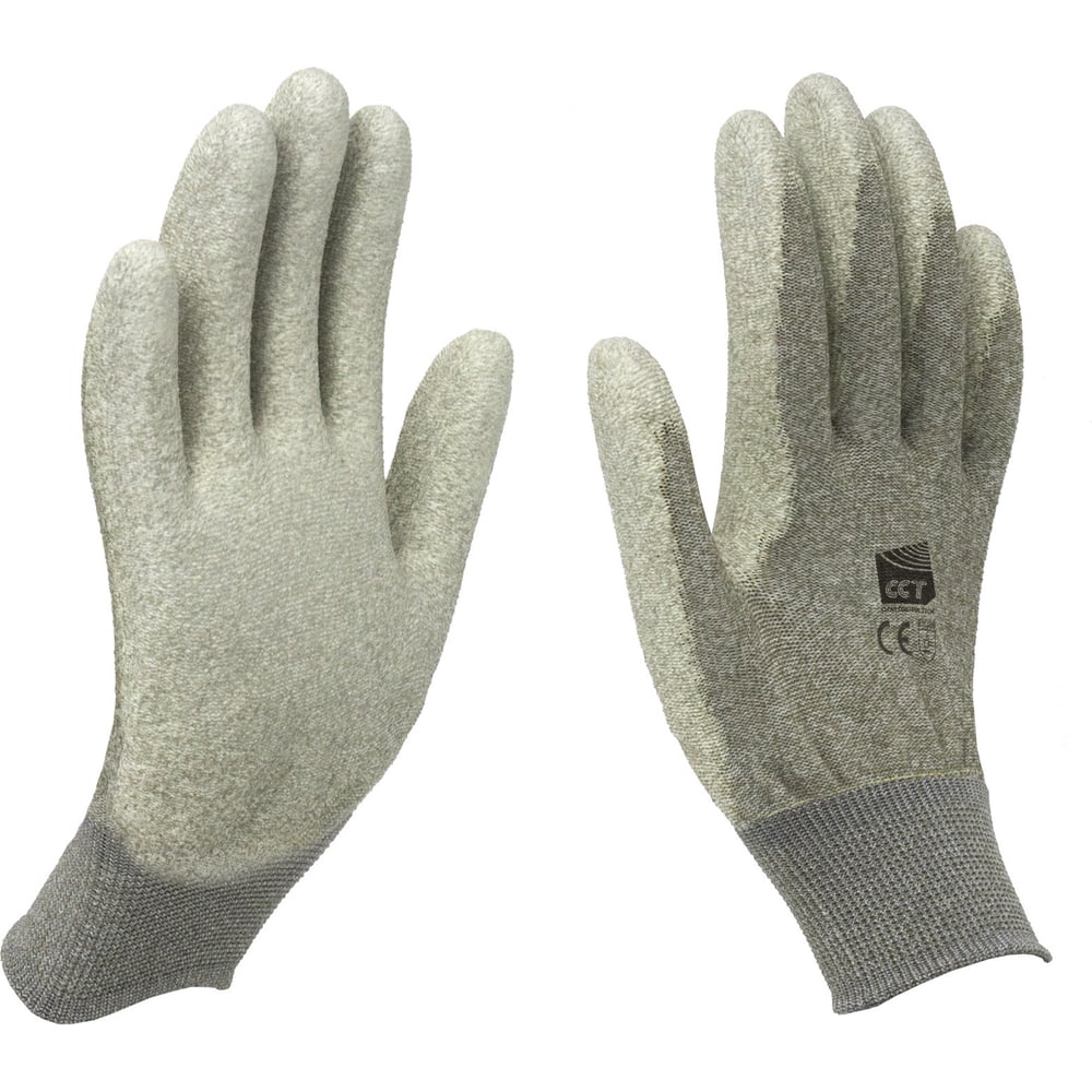 Изображение товара Перчатки антистатические нейлоновые CLEAN CONTROL TECH с медной нитью XL