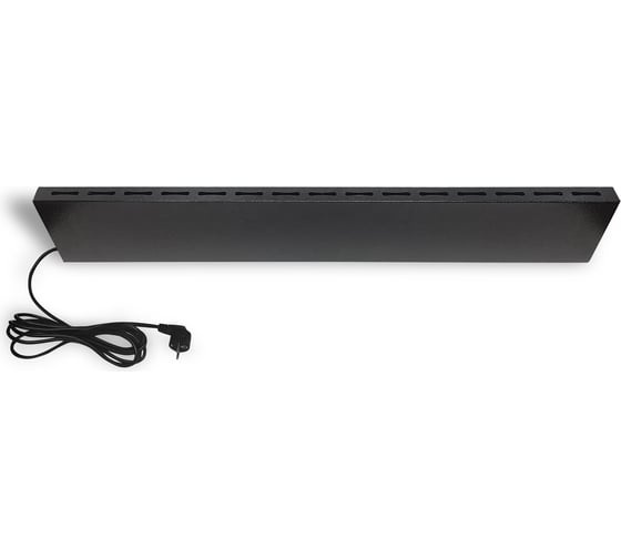 Изображение товара Инфракрасно-конвективный плинтусный обогреватель ЛУЧ цвет черный, 230Вт, вилка, арт. Л/ч-ПЛ/в