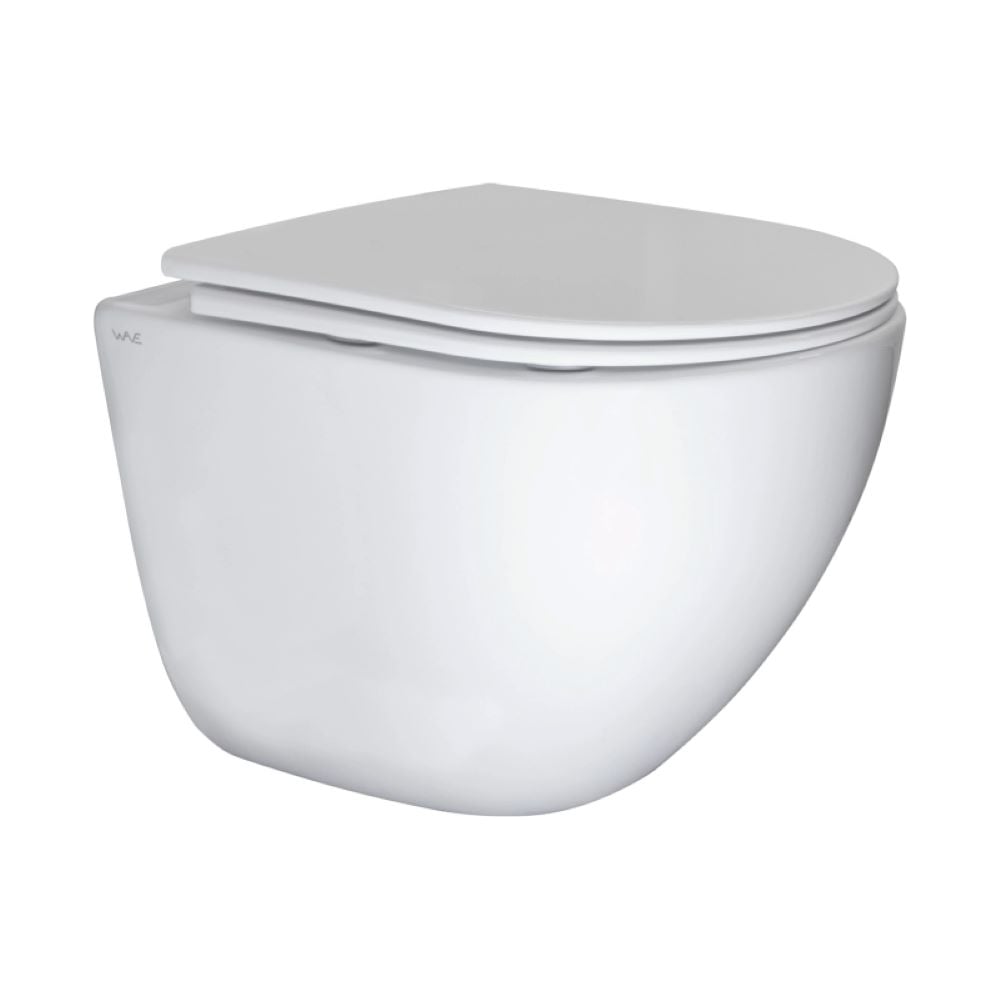 Изображение товара Унитаз подвесной безободковый WAVE RONDO с сиденьем дюропласт