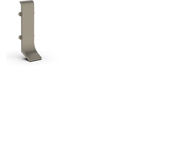 Изображение товара Соединение для плинтуса Диал 40 мм ШАМПАНЬ матовая 2 штуки в комплекте 4687207099523