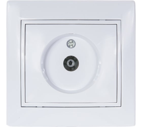 Изображение товара Розетка TV TANGO белый скрытой проводки 3А, 75 Ом, 40-960Мгц 1008840