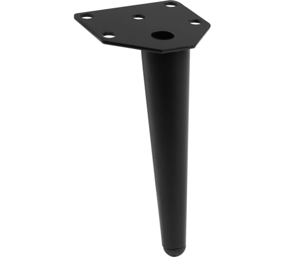 Изображение товара Ножка мебельная GTV ANCHOR h-150мм, черный матовый NM-ANCHOR-150-20M