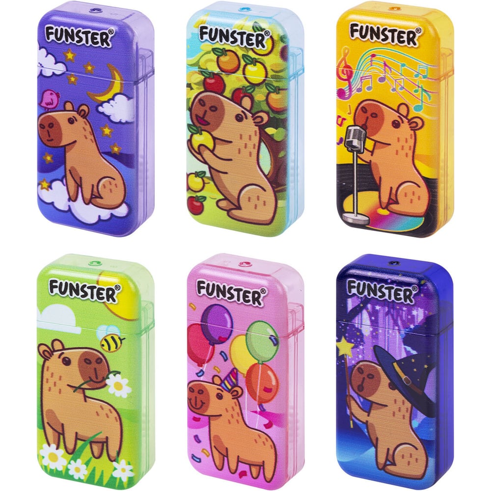 Изображение товара Корректирующая лента ОФИСМАГ FUNSTER 5мм х 5м комплектация 6 шт пенал