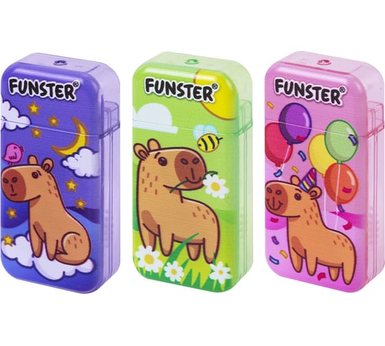 Изображение товара Корректирующая лента ОФИСМАГ FUNSTER, 5мм х 5м, КОМПЛЕКТ 24 шт., корпус ассорти, блистер 273020