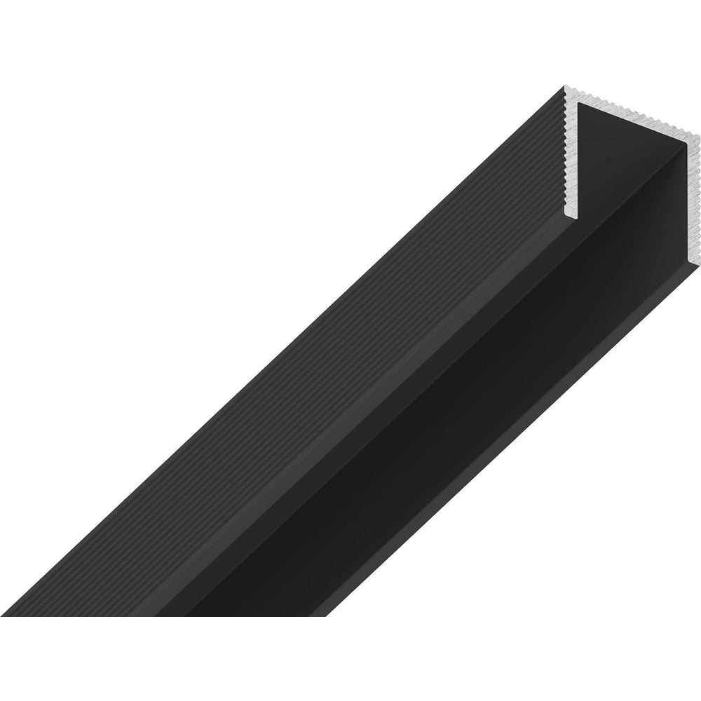 Изображение товара Декоративный разделитель KRAAB TEN 2м.п. для интерьерных решений черный алюминий Изображение товара Декоративный разделитель KRAAB TEN 2м.п. для интерьерных решений черный алюминий