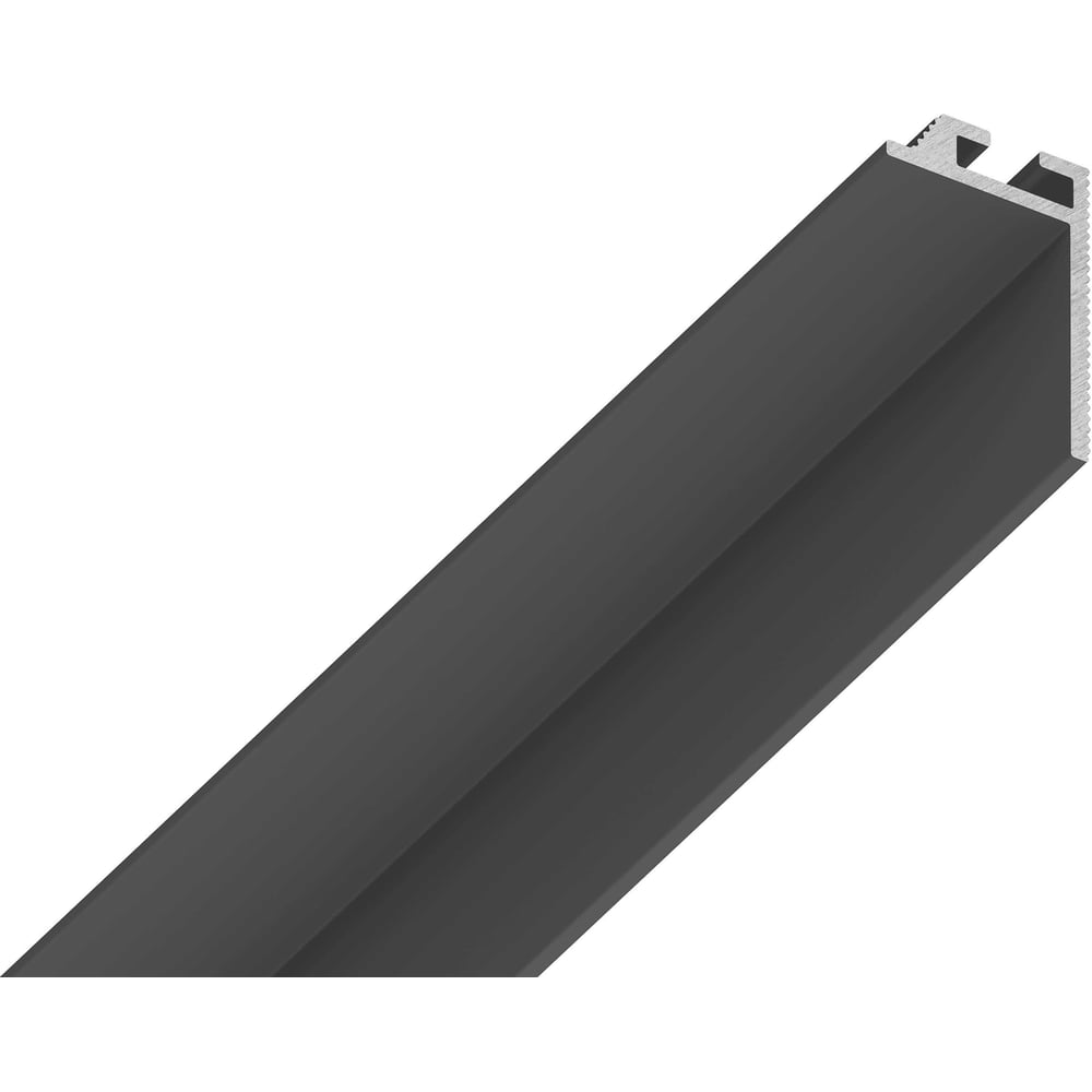 Изображение товара Теневой плинтус замковый KRAAB TEN 2м.п. черный для скрытого монтажа