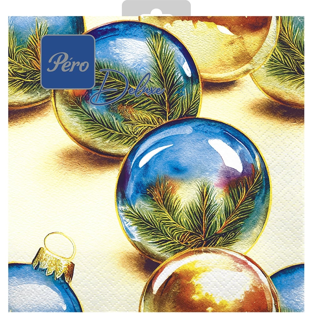 Изображение товара Бумажные салфетки сервировочные GrandPero Deluxe Зазеркалье трехслойные 20 шт