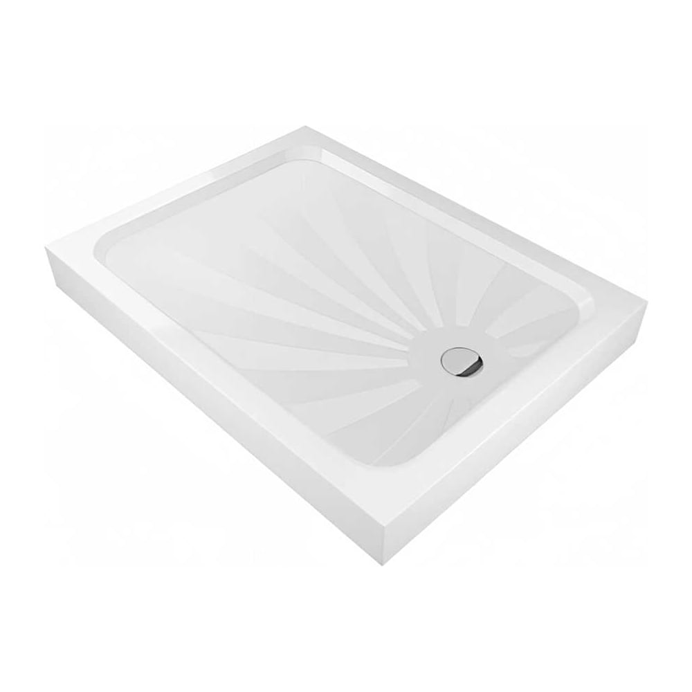 Изображение товара Поддон акриловый прямоугольный низкий 120 сантех с сифоном