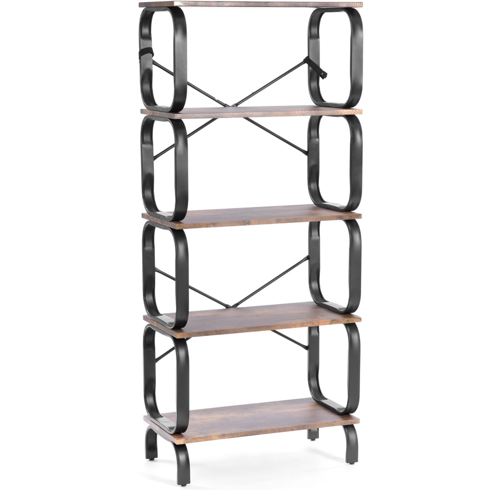 Изображение товара Стеллаж Tetchair WS-04 60x30x140 см современный металлический с ЛДСП МДФ