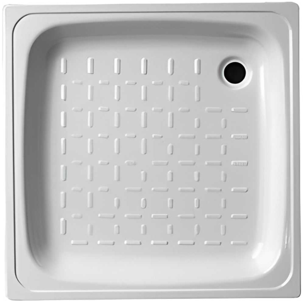 Изображение товара Стальной квадратный поддон для душа 800х800х150 с антискользящим покрытием
