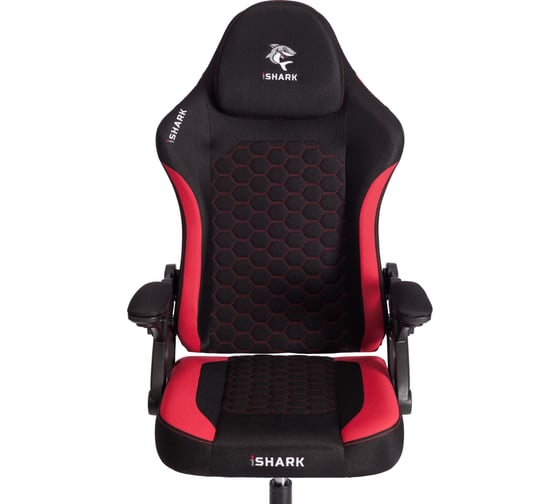 Изображение товара Кресло Tetchair iShark ткань, черный / красный 24851