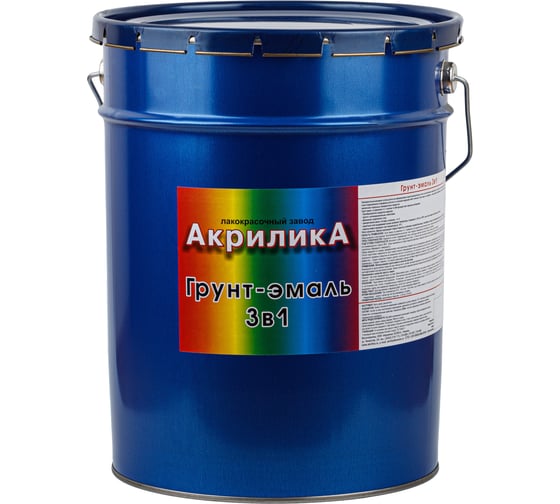 Изображение товара Грунт-эмаль 3в1 TyumTerm синяя 1 кг 4657840575999