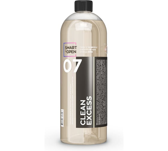 Изображение товара Деликатный очиститель битума, смолы и реагентов CLEAN EXCESS 07, 1 л Smart Open 15071