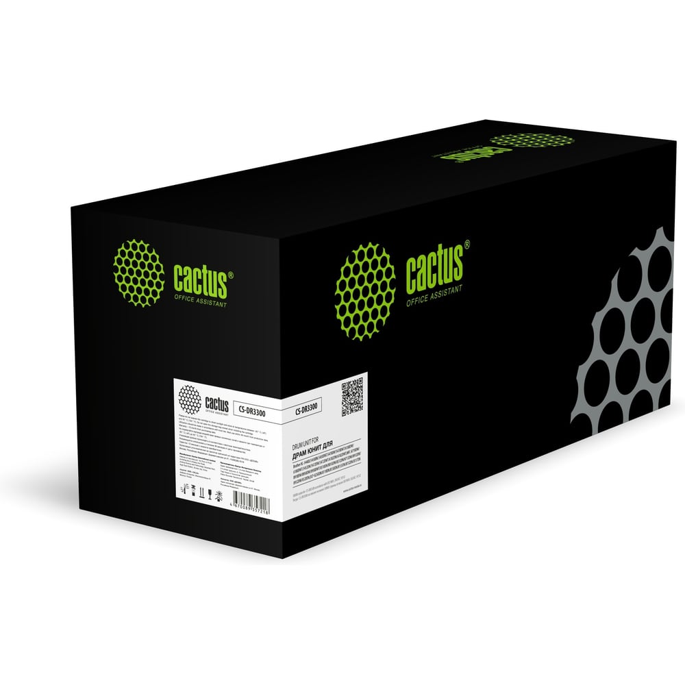 Изображение товара Блок фотобарабана Cactus CS-DR3300 для Brother черный 30000 страниц