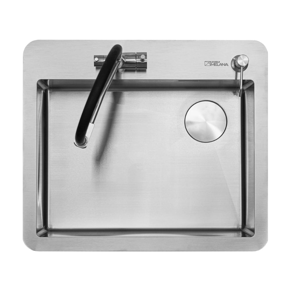 Изображение товара Мойка MELANA R6254HK UNIQUI 3,0/220 сатин врезная прямоугольная