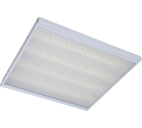 Изображение товара Универсальный офисный светодиодный светильник Ledcraft Клип-ин 40 Вт IP54 605x605x48 мм 4000К Призма 1619030007
