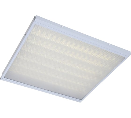 Изображение товара Универсальный офисный светодиодный светильник Ledcraft Клип-ин 60 Вт IP54 605x605x48 мм 4000К Призма 1619030010