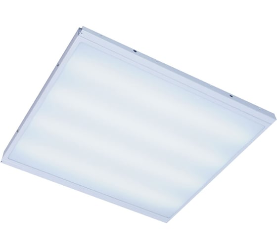 Изображение товара Универсальный офисный светодиодный светильник Ledcraft Клип-ин 40 Вт IP54 605x605x48 мм 6000К Опал 1619060007