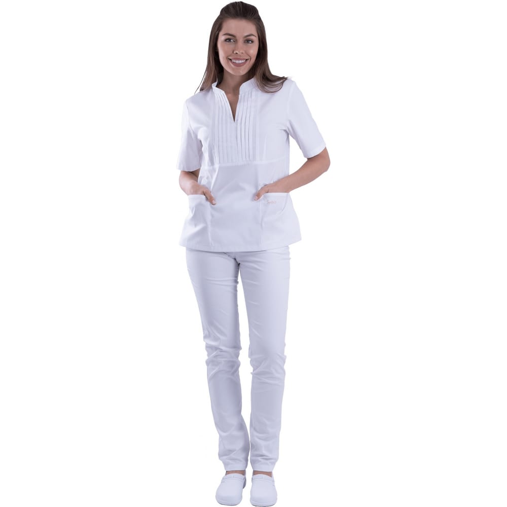 Блуза ГК Спецобъединение, цвет белый, размер 104