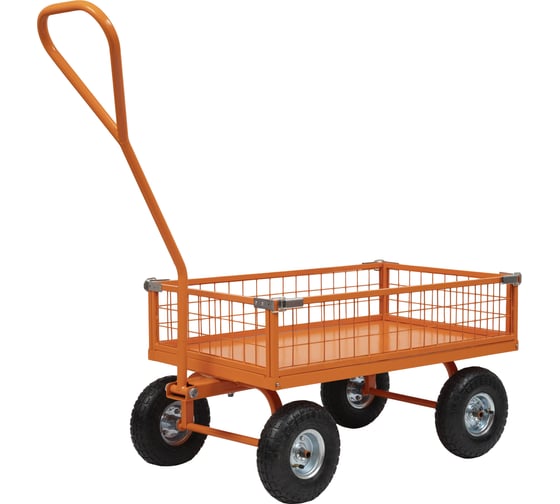 Изображение товара Тележка платформенная с поворотной осью, усиленная 600x900x300 Gigant ТППО-001