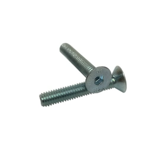 Изображение товара Винт ZAMETAL М20x50, пр. 10.9, с пот. гол., в/ш, DIN 7991, оц., уп. 25 шт. ZA521453