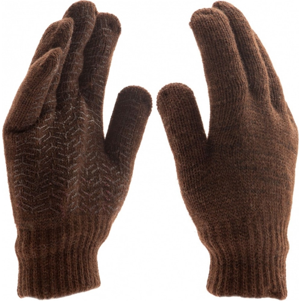 Двойные трикотажные перчатки СИБРТЕХ полушерстяные двойные трикотажные перчатки сибртех
