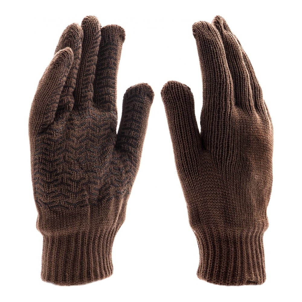 Полушерстяные двойные трикотажные перчатки СИБРТЕХ трикотажные перчатки сибртех