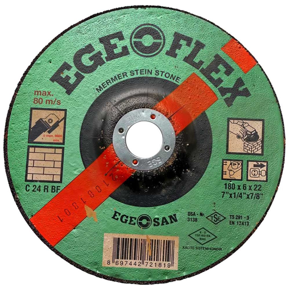 Изображение товара Диск шлифовальный по камню и бетону SAMGRUPP Ege Flex 180 мм