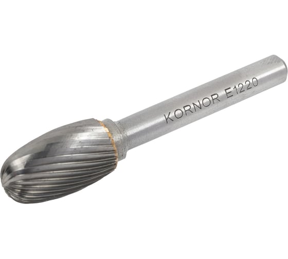 Изображение товара Борфреза овальная (тип E; 12х20 мм; хвостовик 6 мм) KORNOR 351122006