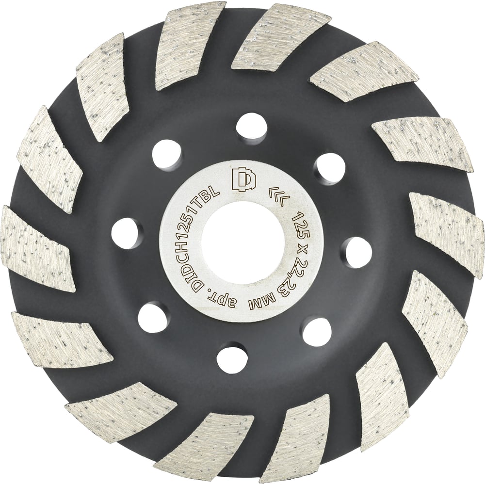 Изображение товара Чашка алмазная Diamond Industrial 125 мм TURBO Concrete Black Version