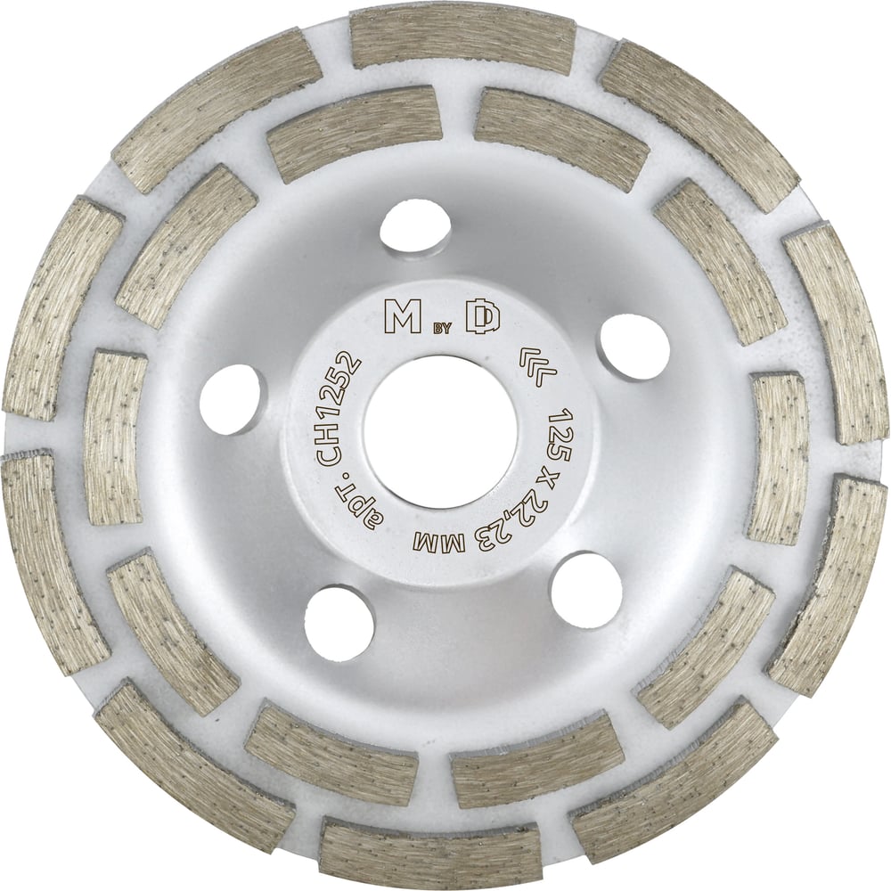 Изображение товара Чашка алмазная Diamond Industrial 125x125мм сегментированная MAXX