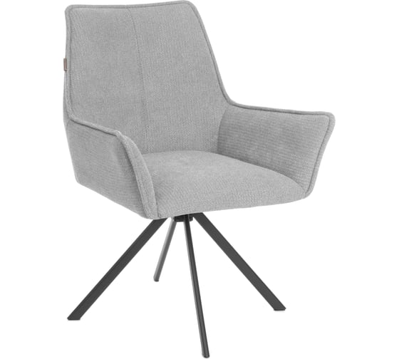 Изображение товара Кресло Tetchair Murano опора 360, велюр/букле (HYP), светло-серый 25192