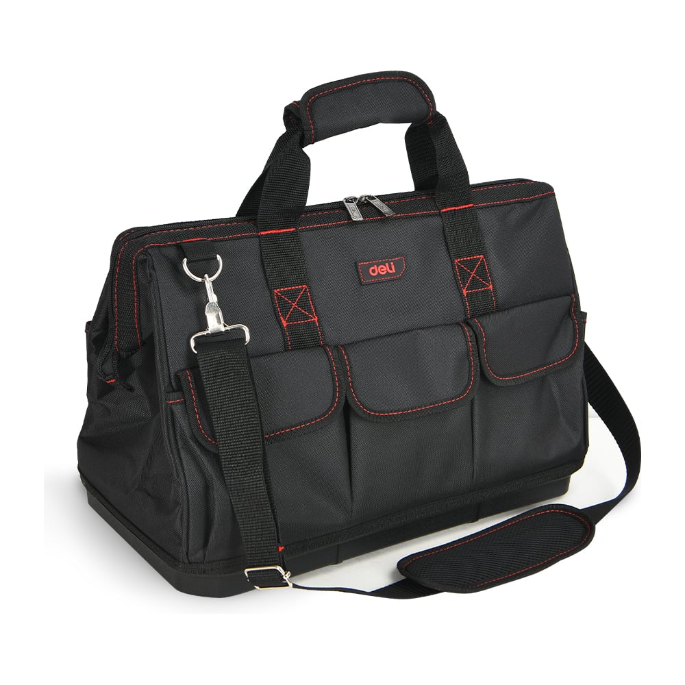 Изображение товара Сумка для инструментов DELI с жестким пластиковым дном Black Edition DL430901