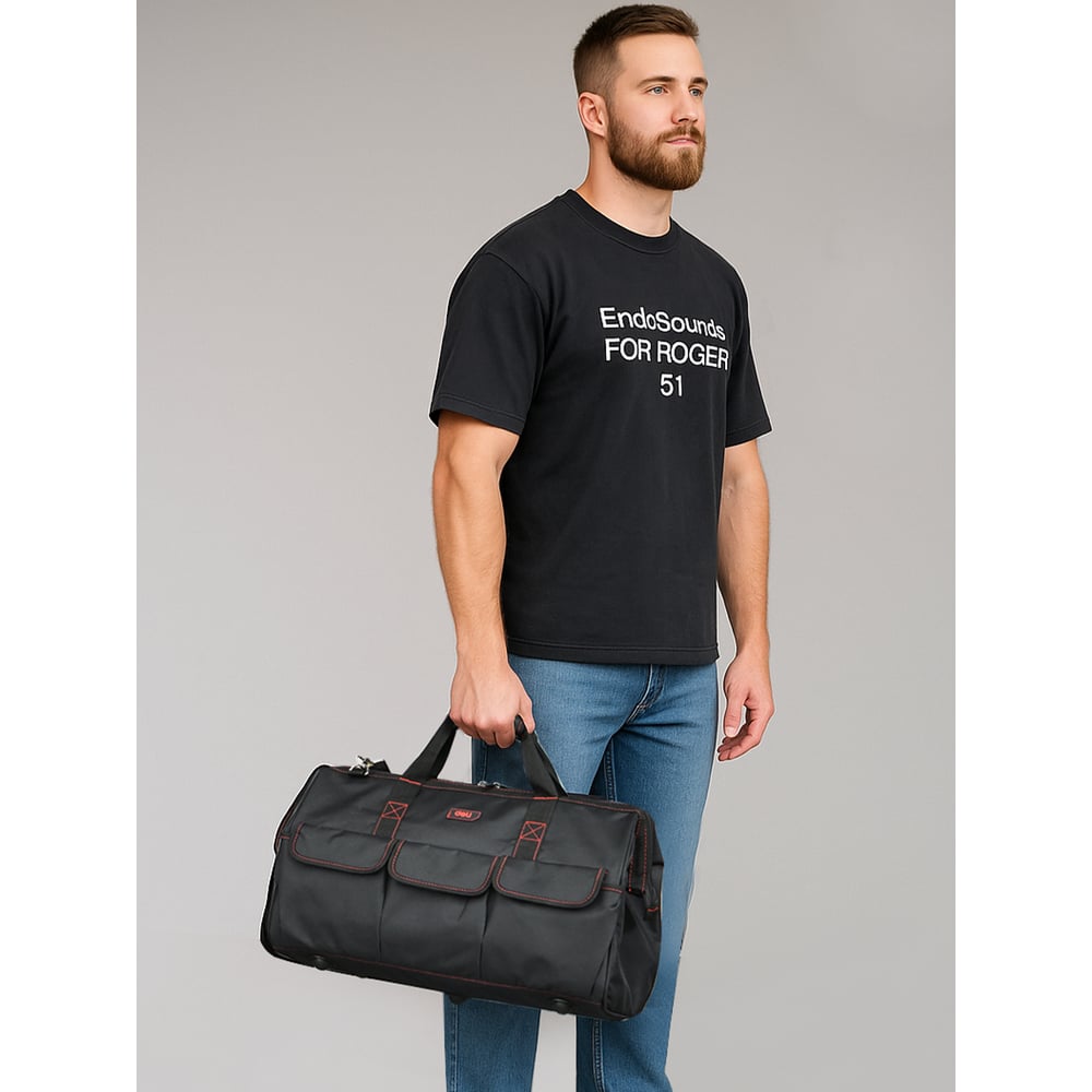 Изображение товара Сумка для инструментов DELI Black Edition DL430904 с 17 карманами