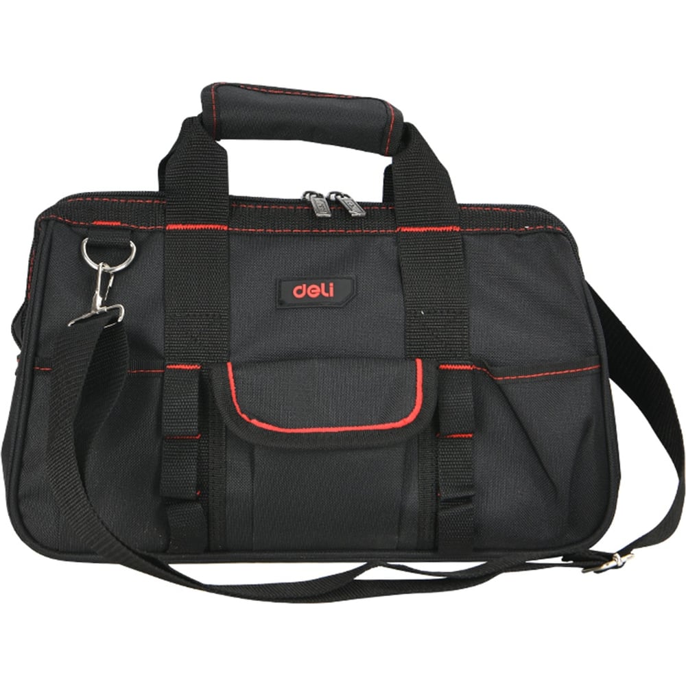 Изображение товара Сумка для инструментов DELI Black Edition DL430905 36х23х15 см 15 карманов Oxford 600D