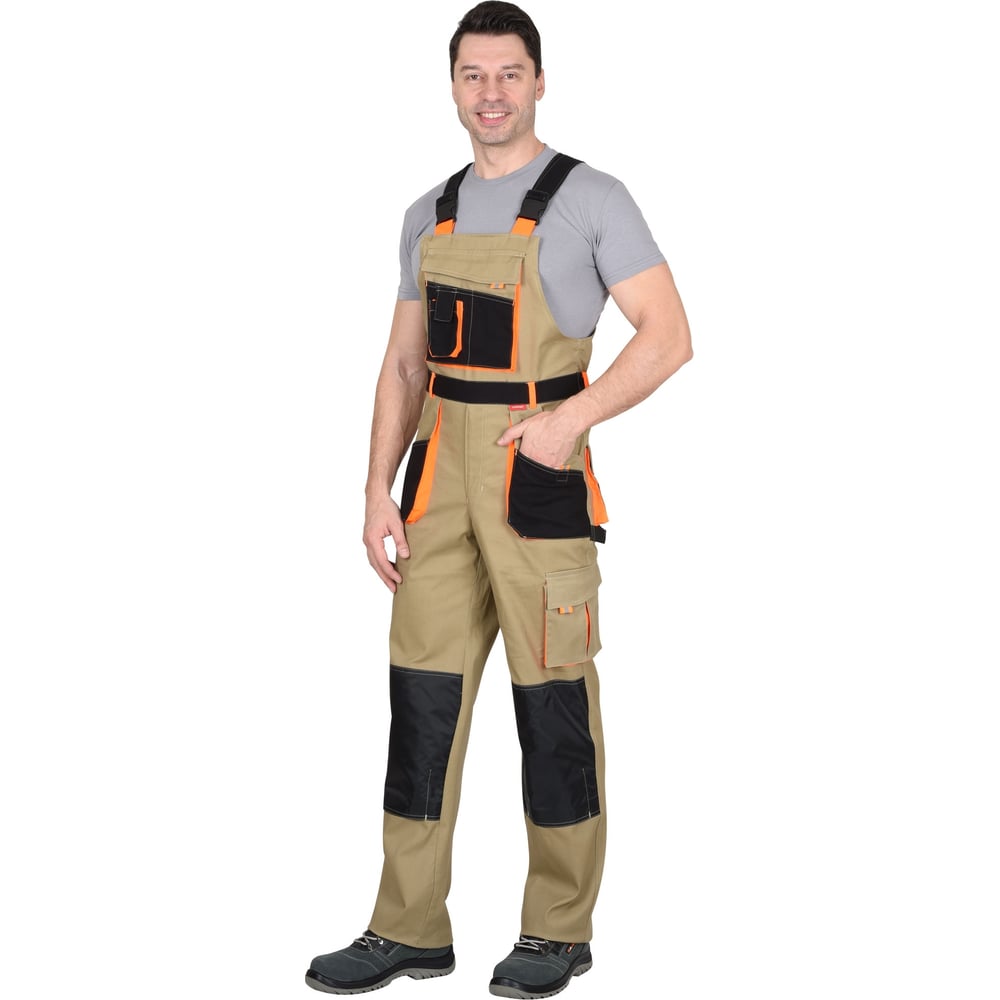 Изображение товара Полукомбинезон СИРИУС МАНХЕТТЕН-Р песочный мужской защитный для работы рост 170-176