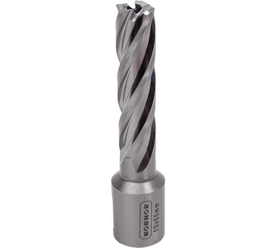 Изображение товара Сверло корончатое HSS (13х55 мм; Weldon 19) KORNOR 10350013