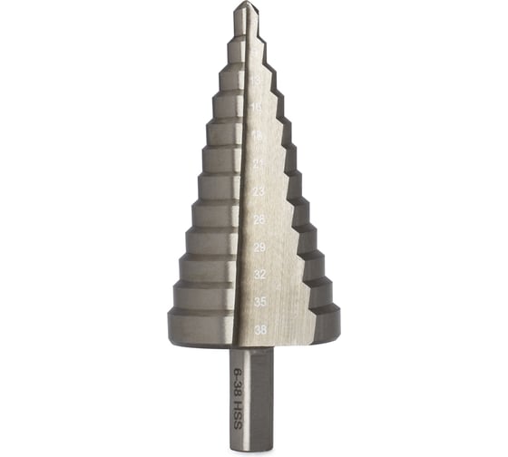 Изображение товара Сверло ступенчатое по металлу 6-38 мм VIRA 551638