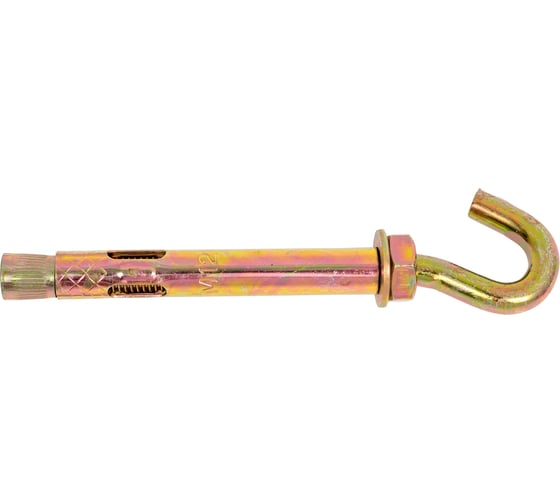 Изображение товара Анкерный болт с крюком Крепстор 12х100 10 шт 4665316999279