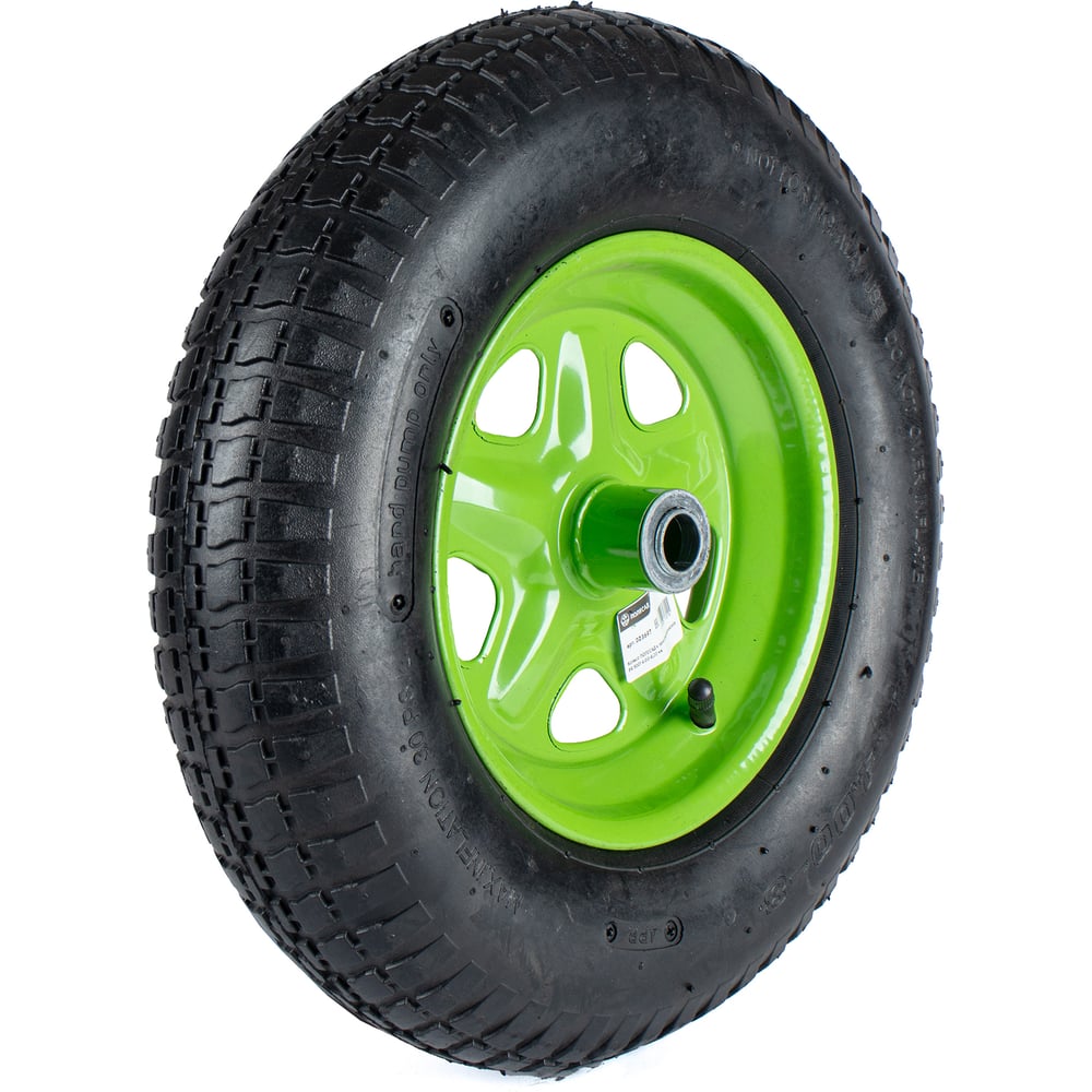 Изображение товара Пневматическое колесо ПОЛЕСАД PR 3001 4.00-8 диаметр 400 мм грузоподъемность 150 кг