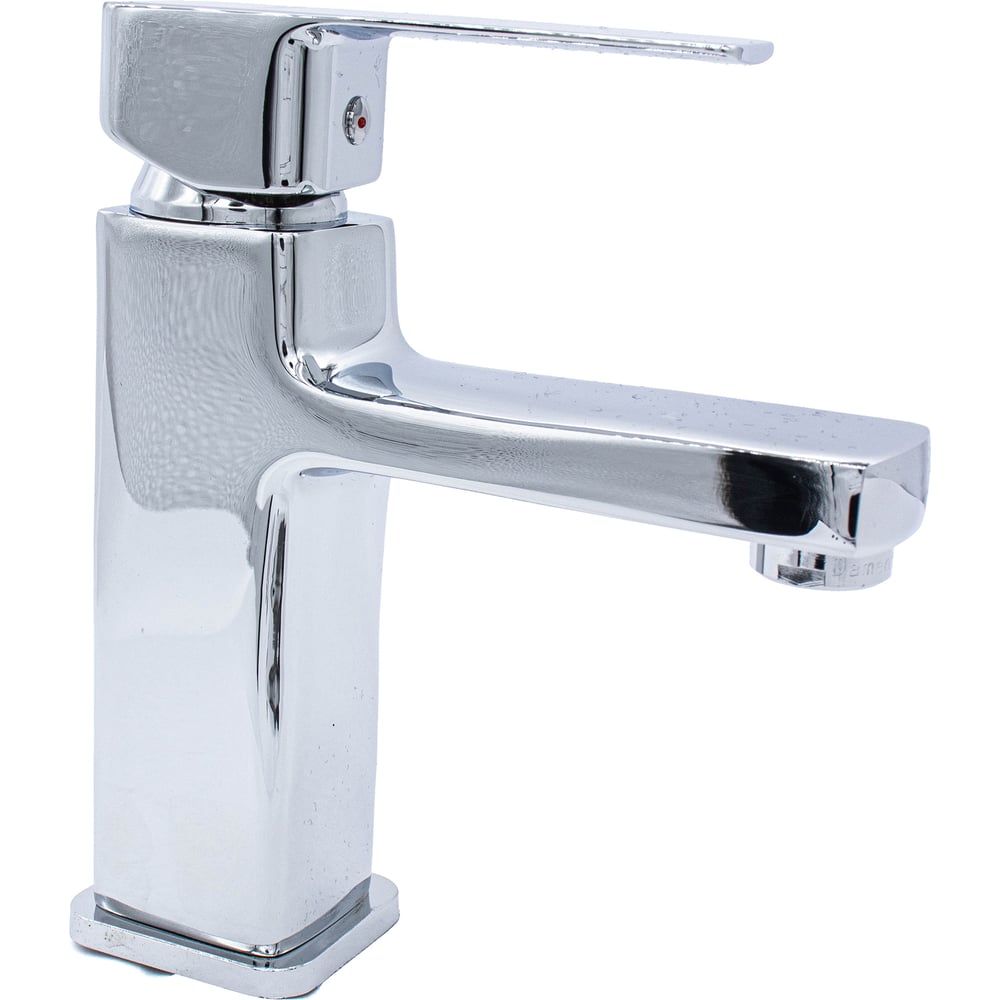 Изображение товара Смеситель для умывальника Damento FLORA LA03.01 шаровый хром короткий излив