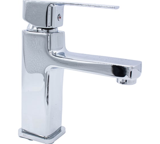 Изображение товара Смеситель для умывальника Damento FLORA LA03.01, шаровый, хром, излив короткий, п/г (1/10) 000239