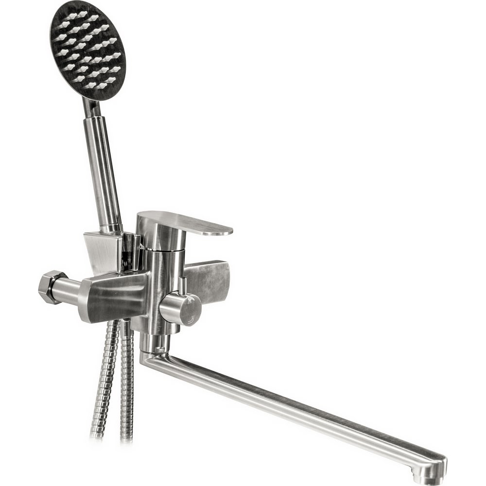 Изображение товара Смеситель для ванны Damento SEMPLICE BA01.10, 350 мм, нержавеющая сталь, 3 режима