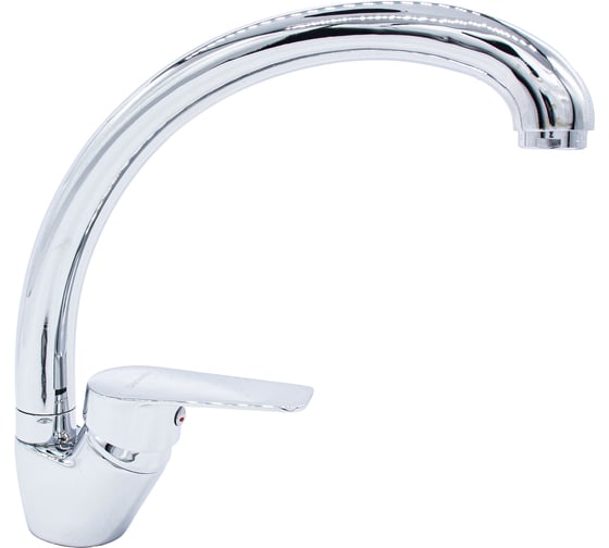 Изображение товара Смеситель для кухни Damento AQWA CU04.02, шаровый, хром, излив 380 мм, п/шп (1/10) 09207