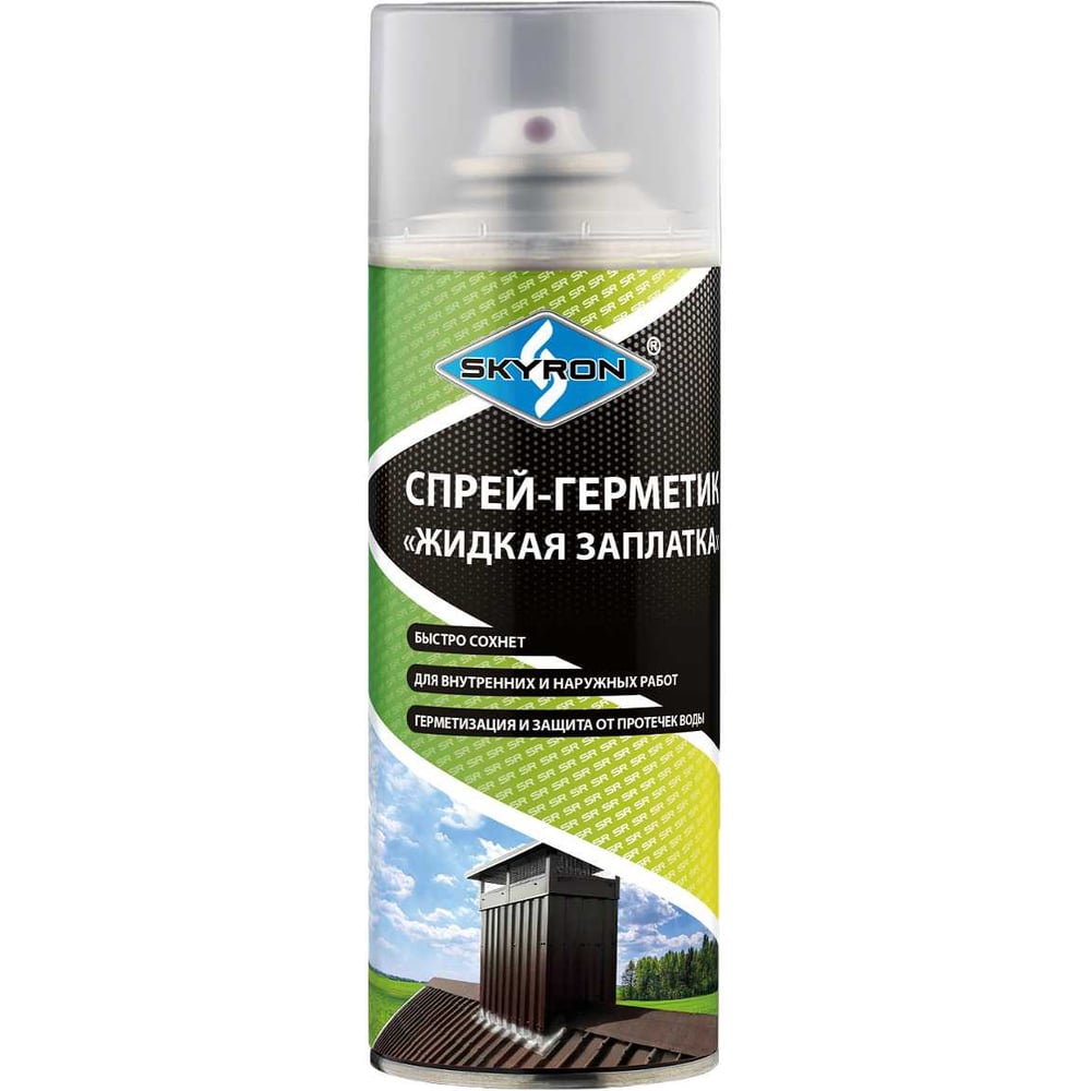 Изображение товара Спрей-герметик жидкая заплатка SKYRON бесцветный SR-79400 520 мл