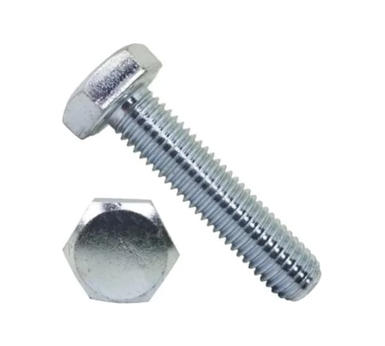 Изображение товара Болт DIN 961 М14х1,5х60 (10.9) цинк. полная резьба 50 шт. Крепсталь K000347